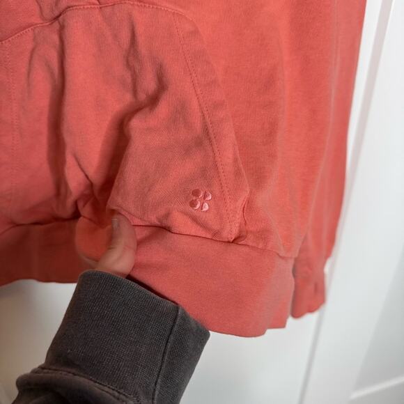Sweaty Betty After Class Relaxed Hoodie Pullover Warm Pink Size XS - Picture 3 of 7